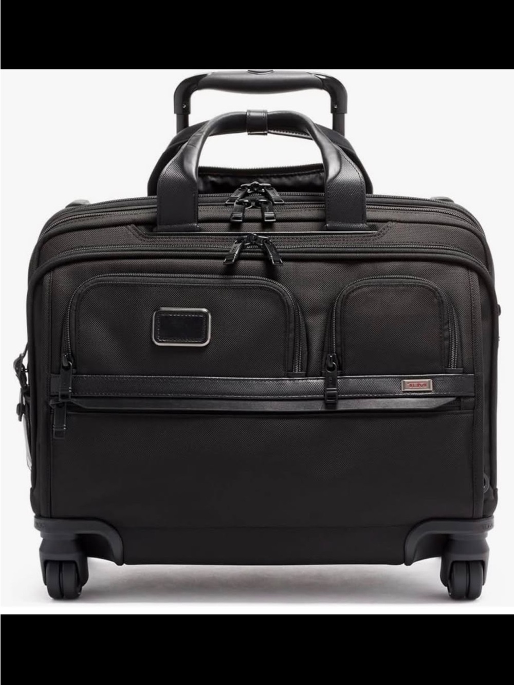 Tumi Alpha Deluxe 4-Wheeled Laptop Case Brief NWT